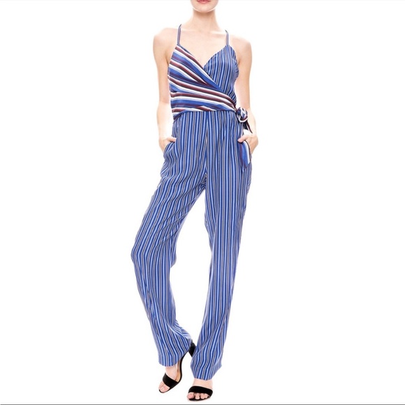 Rag & Bone Felix Striped Silk Jumpsuit - Picture 3 of 16